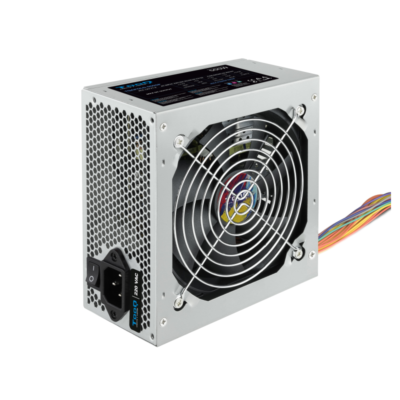 Fuente de Alimentación TooQ TQAPOLO-500SP- 500W- Ventilador 12cm