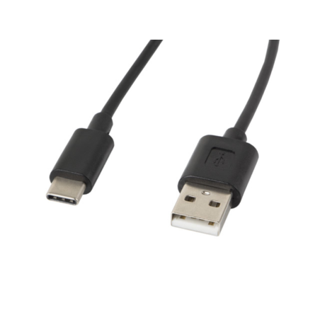 CABLE USB LANBERG 2-0 MACHO-USB C MACHO 1-8M NEGRO