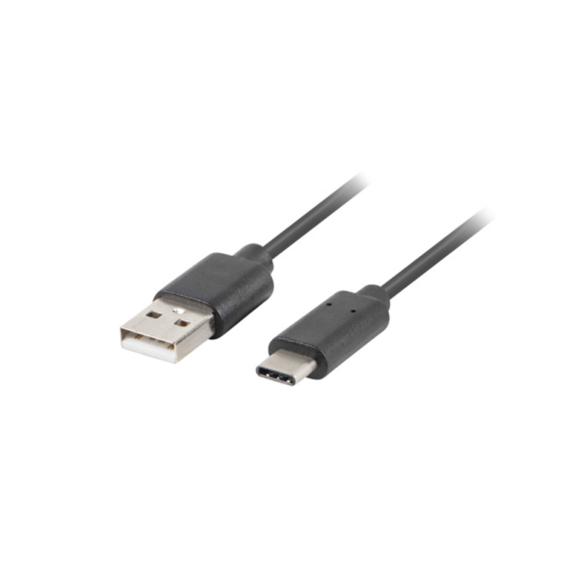 CABLE LANBERG USB C MACHO A USB A 3-1 MACHO 1-8M NEGRO