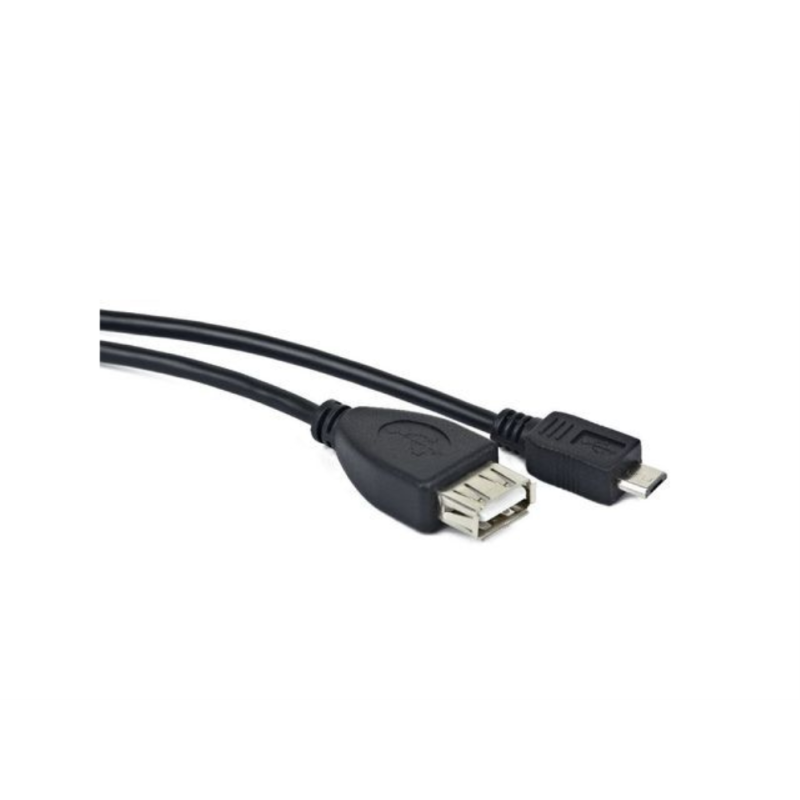 CABLE USB LANBERG MICRO M A USB-A F 2-0 OTG NEGRO 15CM OEM