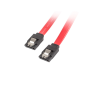 CABLE SATA III LANBERG 6GB-S HEMBRA HEMBRA CLIP METAL 0-5M