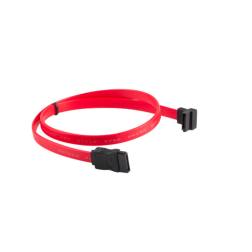 CABLE SATA III LANBERG 6GB-S HEMBRA HEMBRA ANGULO 0-5M ROJO