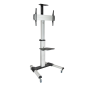 SOPORTE SUELO TOOQ TV HORI--VERTICAL FS1870M-B 37-70 NEGRO