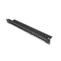 PATCH PANEL LANBERG 24 PUERTOS 1U RACK 19 PARA MODULOS KEYSTONE NEGRO