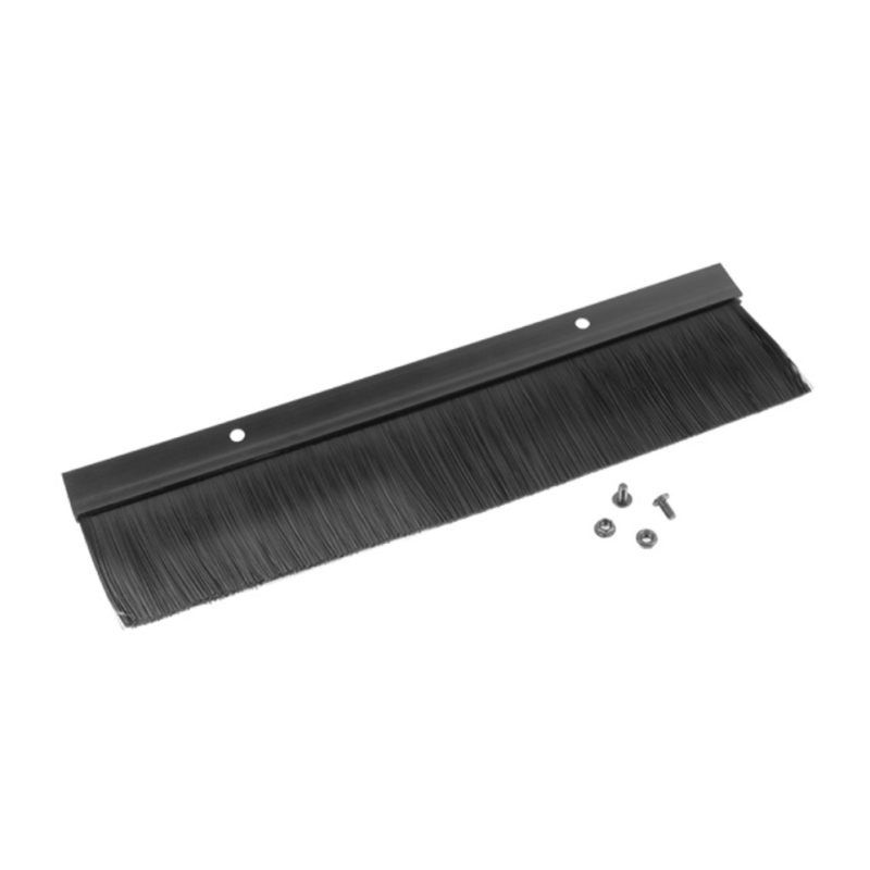 PANEL CEPILLO PARA ENTRADA CABLE RACK 19" NEGRO