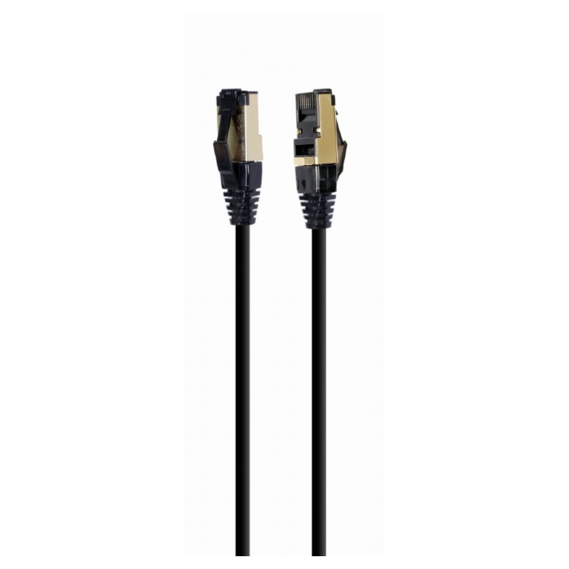 CABLE RED S-FTP GEMBIRD CAT 8 LSZH NEGRO 0,25 M