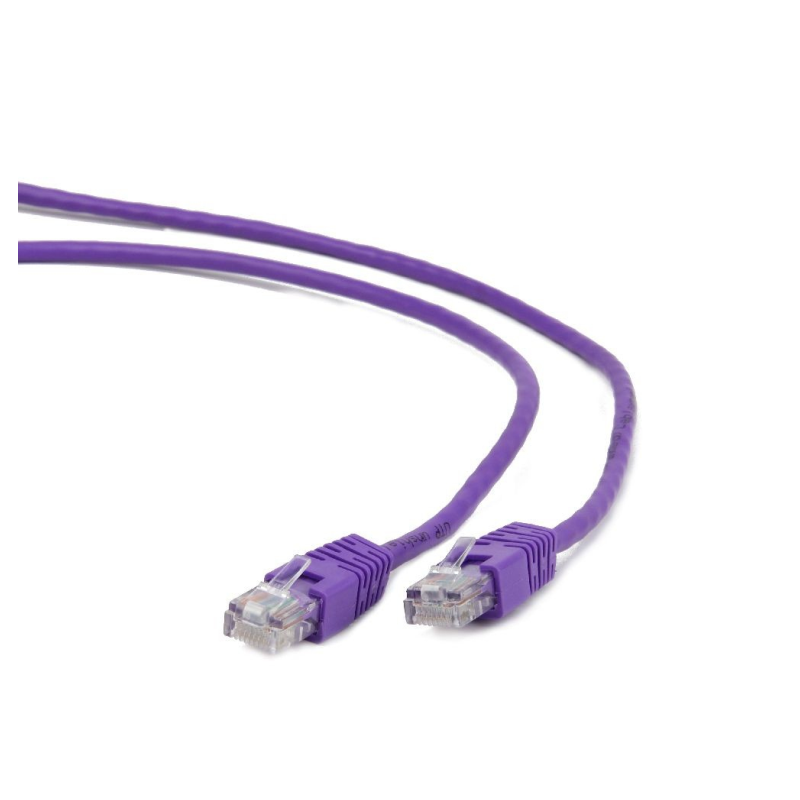 CABLE RED CAT5E GEMBIRD UTP VIOLETA 0,5 M