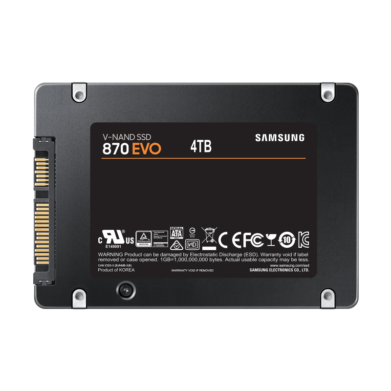 SSD SAMSUNG 870 EVO 4TB SATA3