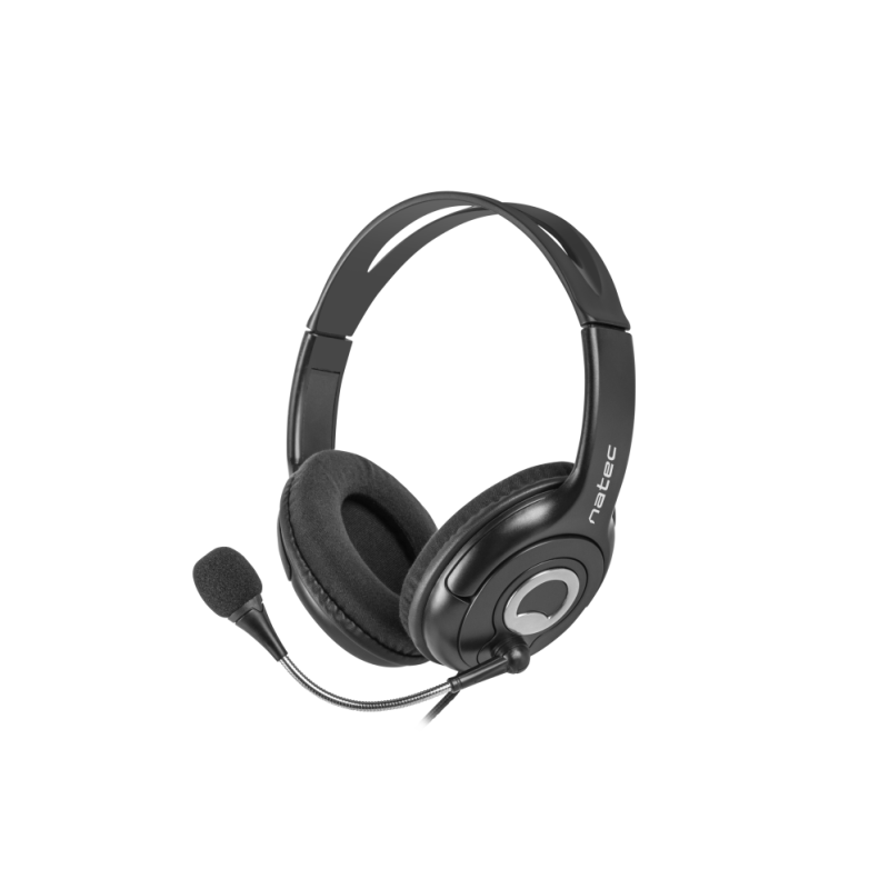 AURICULARES NATEC BEAR 2 CON MICROFONO NEGRO