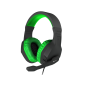 AURICULARES GAMING GENESIS ARGON 200 2-0 MINI JACK NEGRO-VERDE