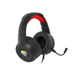 AURICULARES GAMING GENESIS NEON 200 2-0 RGB PC,PS4,XBOX ONE y SWITCH NEGRO-ROJO