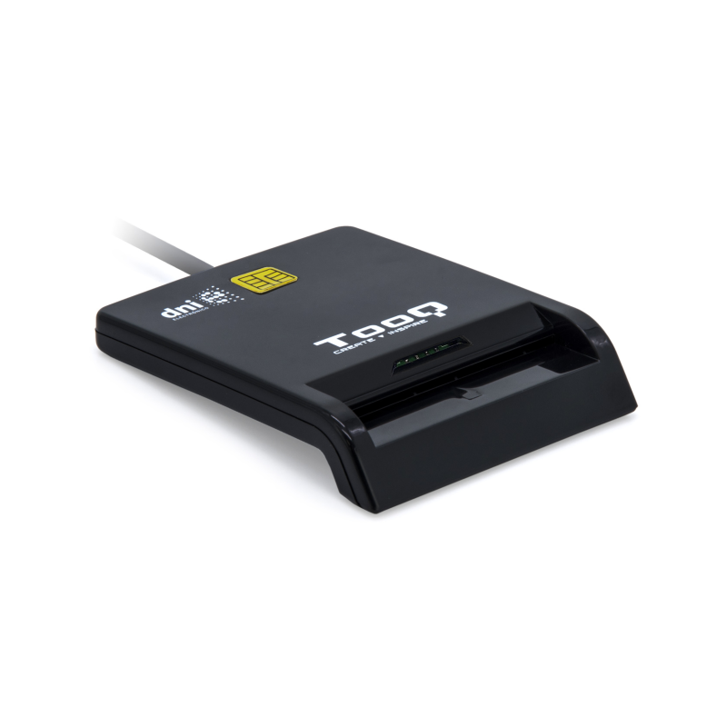 LECTOR DE TARJETAS EXTERNO TOOQ TQR-211B DNIE SIM USB-C NEGRO