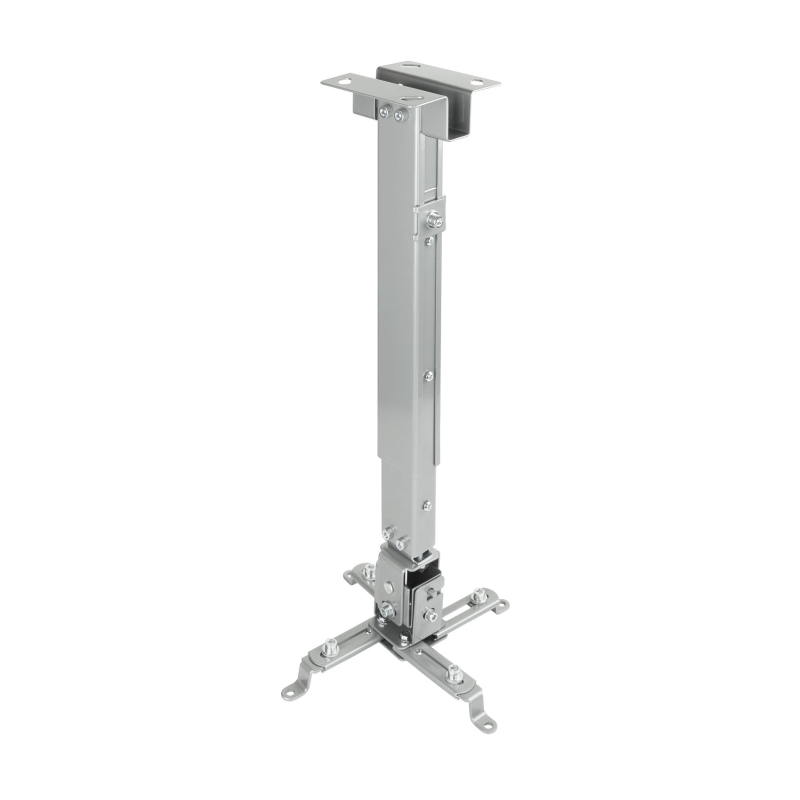 SOPORTE TECHO PROYECTOR TOOQ PJ2012T-SPLATA 130-430 - 650 mm MAX 20 KG