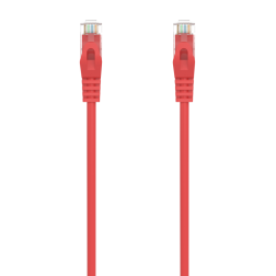 CABLE RED AISENS LATIGUILLO RJ45 LSZH CAT-6A UTP AWG24 0-5M ROJO