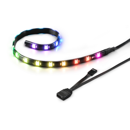 TIRA RGB LED SHARKOON SHARK BLADES 360MMX10MMX3MM 18 LEDS LONGITUD CABLE 60CM