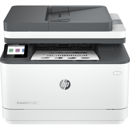 IMPRESORA HP MULTIFUNCION MONOCROMO LASERJET PRO 3102FDN FAX DUPLEX BLANCA