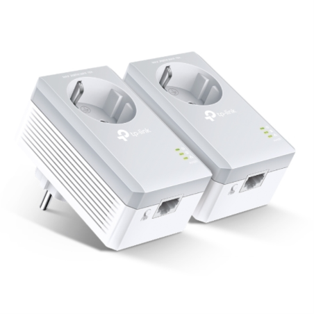 Adaptador Powerline TPLink TL-PA4010P KIT 600Mbps- Alcance 300m- Pack de 2