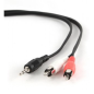 CABLE AUDIO GEMBIRD CONECTOR 3,5MM A RCA 5M