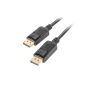 CABLE DISPLAYPORT LANBERG MACHO MACHO 4K NEGRO 1-8M