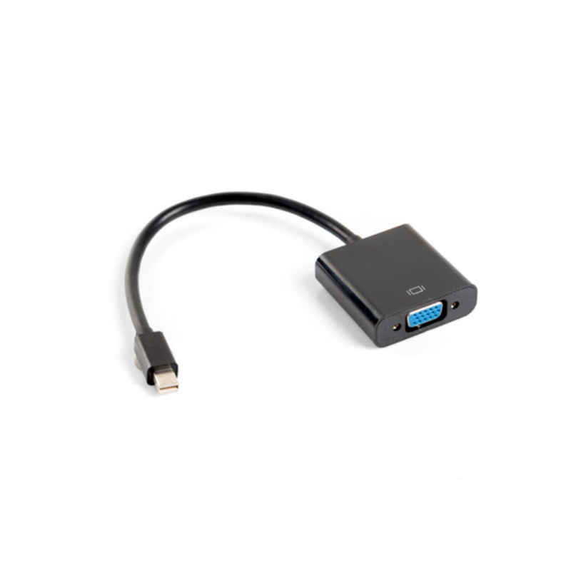 ADAPTADOR LANBERG MINIDISPLAYPORT MACHO-VGA HEMBRA 20CM NEGRO