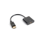 ADAPTADOR LANBERG DISPLAYPORT MACHO-HDMI HEMBRA 10CM