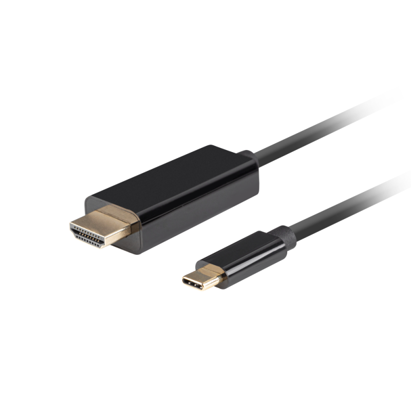 CABLE USB-C A HDMI LANBERG MACHO-MACHO 4K 60HZ 1-8M NEGRO