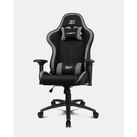 SILLA GAMING DRIFT DR110 TEJIDO NEGRA GRIS