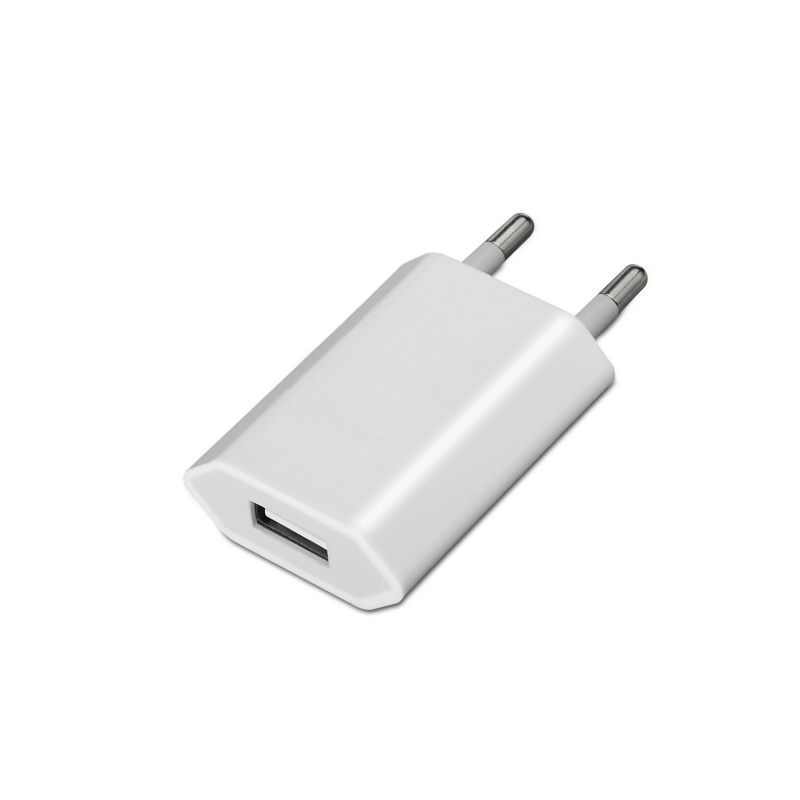 AISENS MINI CARGADOR USB 5V 1A BLANCO