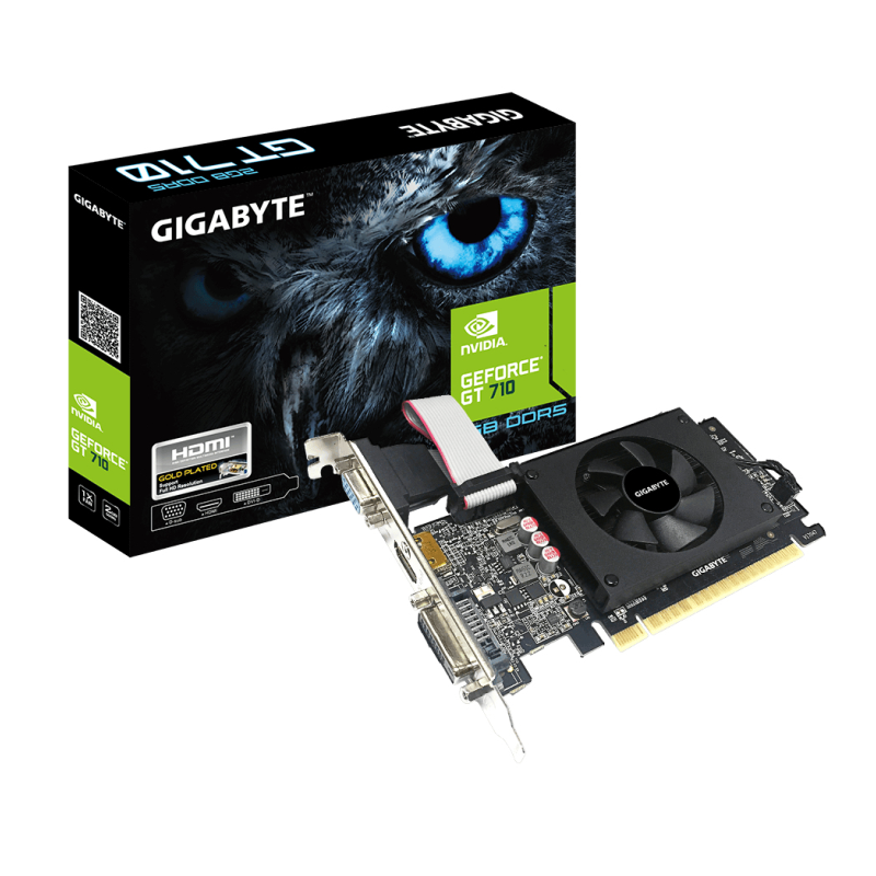 TARJETA GRAFICA GIGABYTE GT 710 2GB DDR5 LP