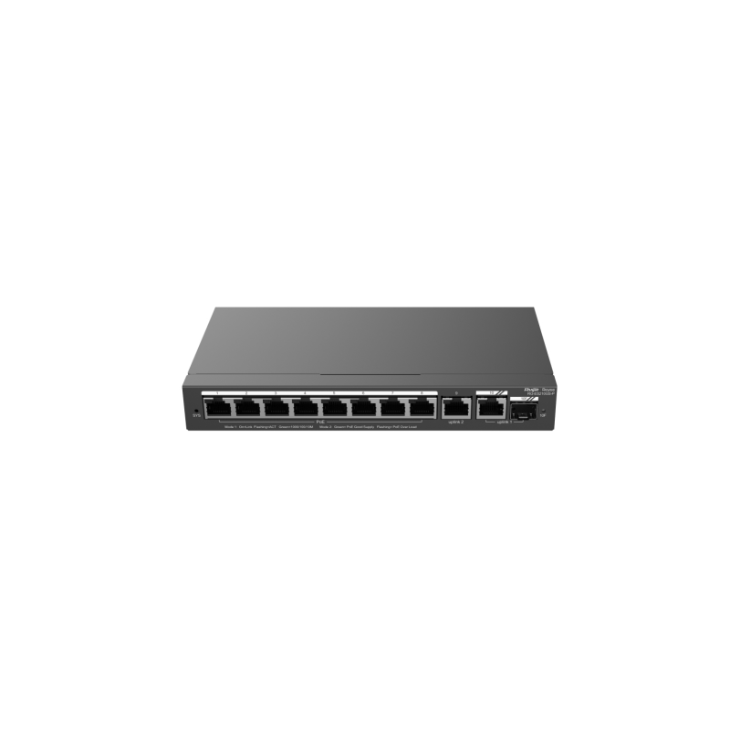 SWITCH RUIJIE REYEE RG-ES210GS-P GIGALAN 10p SFP 1p POE+ 120w