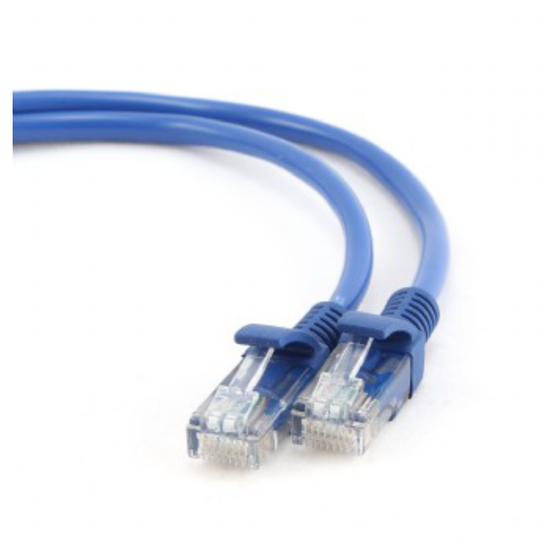 Cable CAT5E UTP moldeado 5m Azul