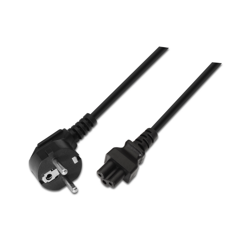 CABLE ALIMENTACIÓN TIPO TREBOL 1-5M AISENS A132-0172 NEGRO