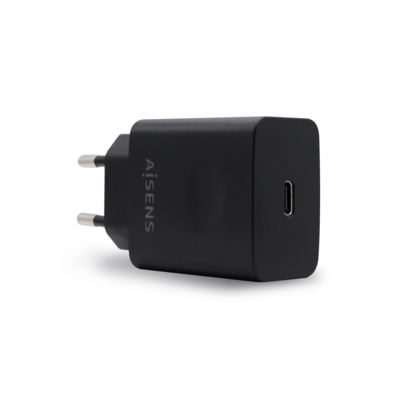 CARGADOR AISENS 20W USB-C PD3-0 RETAIL 1xUSB-C 20W NEGRO