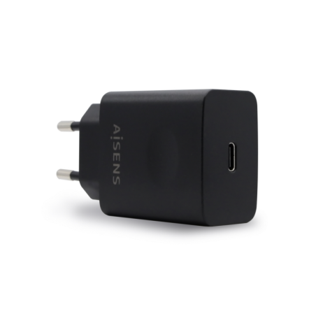 CARGADOR AISENS 20W USB-C PD3-0 RETAIL 1xUSB-C 20W NEGRO