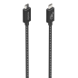 Cable USB 4-0 Tipo-C Aisens A107-0866- USB Tipo-C Macho - USB Tipo-C Macho- Hasta 240W- 40Gbps- 50cm- Gris