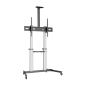 SOPORTE SUELO AISENS RUEDAS BANDEJA DVD CAMARA MONITOR-TV 100KG 60-100