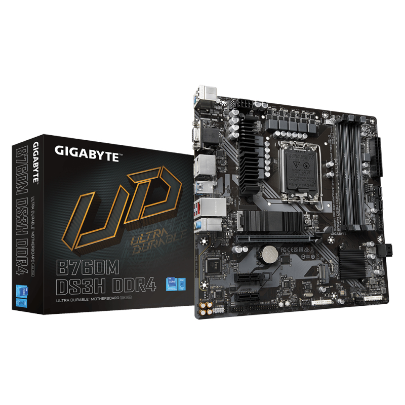 Placa Base Gigabyte B760M DS3H DDR4 Socket 1700- Micro ATX