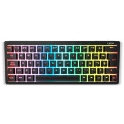 TECLADO KROM KREATOR MECANICO GAMING NEGRO