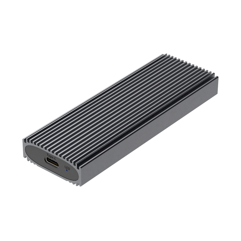 Caja Externa para Disco SSD M-2 NVMe Aisens ASM2-023GR- USB 3-2- Sin tornillos