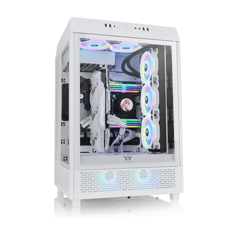 CAJA THERMALTAKE THE TOWER 500 E-ATX 2XUSB 3-2 SIN FUENTE BLANCO