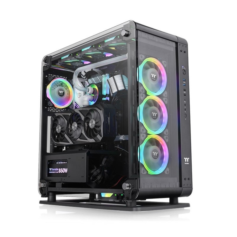 CAJA THERMALTAKE P6 TG E-ATX 2XUSB 3-2 SIN FUENTE NEGRO