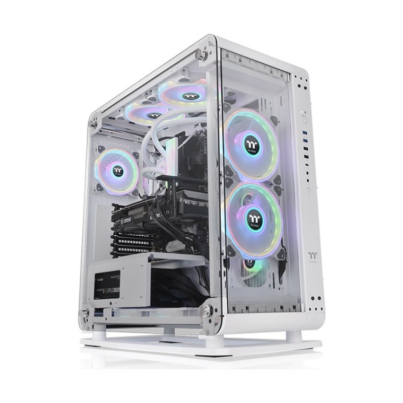 CAJA THERMALTAKE P6 TG E-ATX 2XUSB 3-2 SIN FUENTE BLANCO