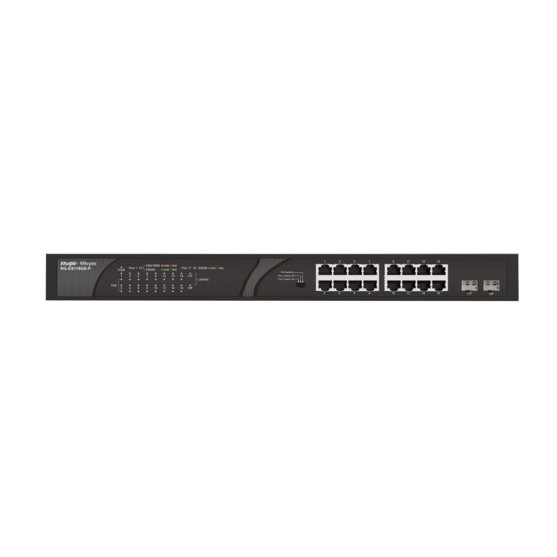 SWITCH RUIJIE REYEE RG-ES118GS-P 5-PORT 10-100 MBPS DESKTOP SWITCH