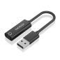 Tarjeta de Sonido Aisens A106-0770- USB Macho - Jack 3-5 Hembra