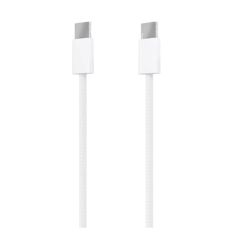 CABLE AISENS USB 2-0 3A 60W APPLE USB-C-M-USB-C-M BLANCO 1-0M