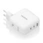 CARGADOR AISENS GAN 140W 2XUSB-C PD3-1 QC4-0 1XUSB-A QC3-0 BLANCO