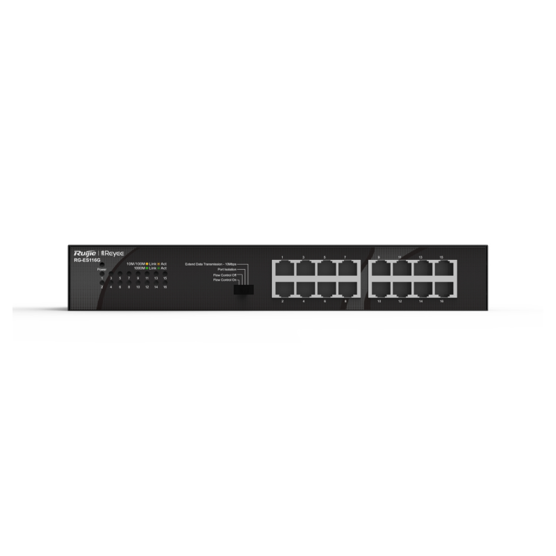 SWITCH RUIJIE REYEE RG-ES116G 5-PORT 10-100 MBPS DESKTOP SWITCH