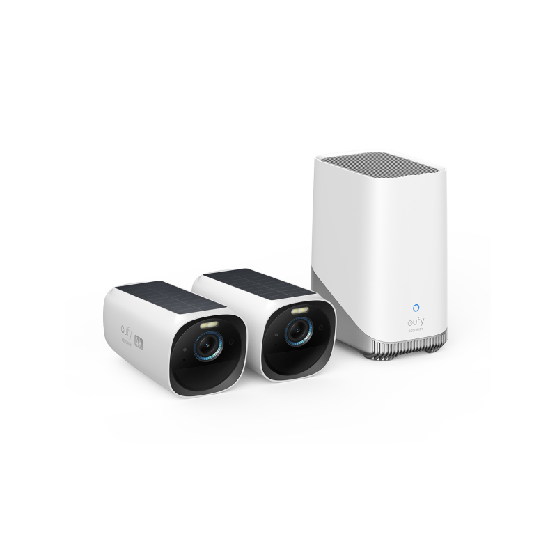 CAMARA VIGILANCIA EUFY EUFYCAM 3, 2,1 KIT BLANCA, NEGRA