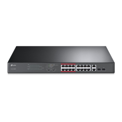 SWITCH TP-LINK 16 PUERTOS 100MBP + 2 PUERTOS GB UNMANAGED