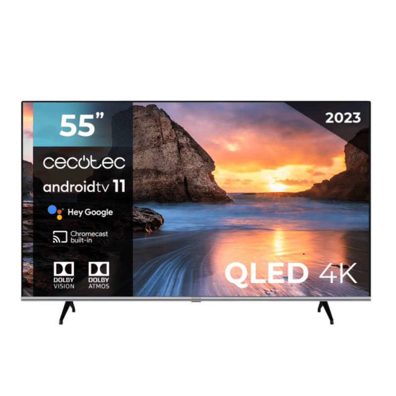 TV CECOTEC 55" ANDROID TV V1 QLED 4K SERIES VQU10055